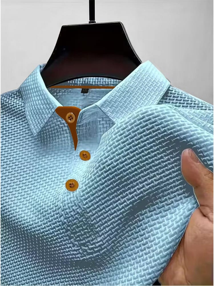 Harrison | Refined Textured Polo Shirt