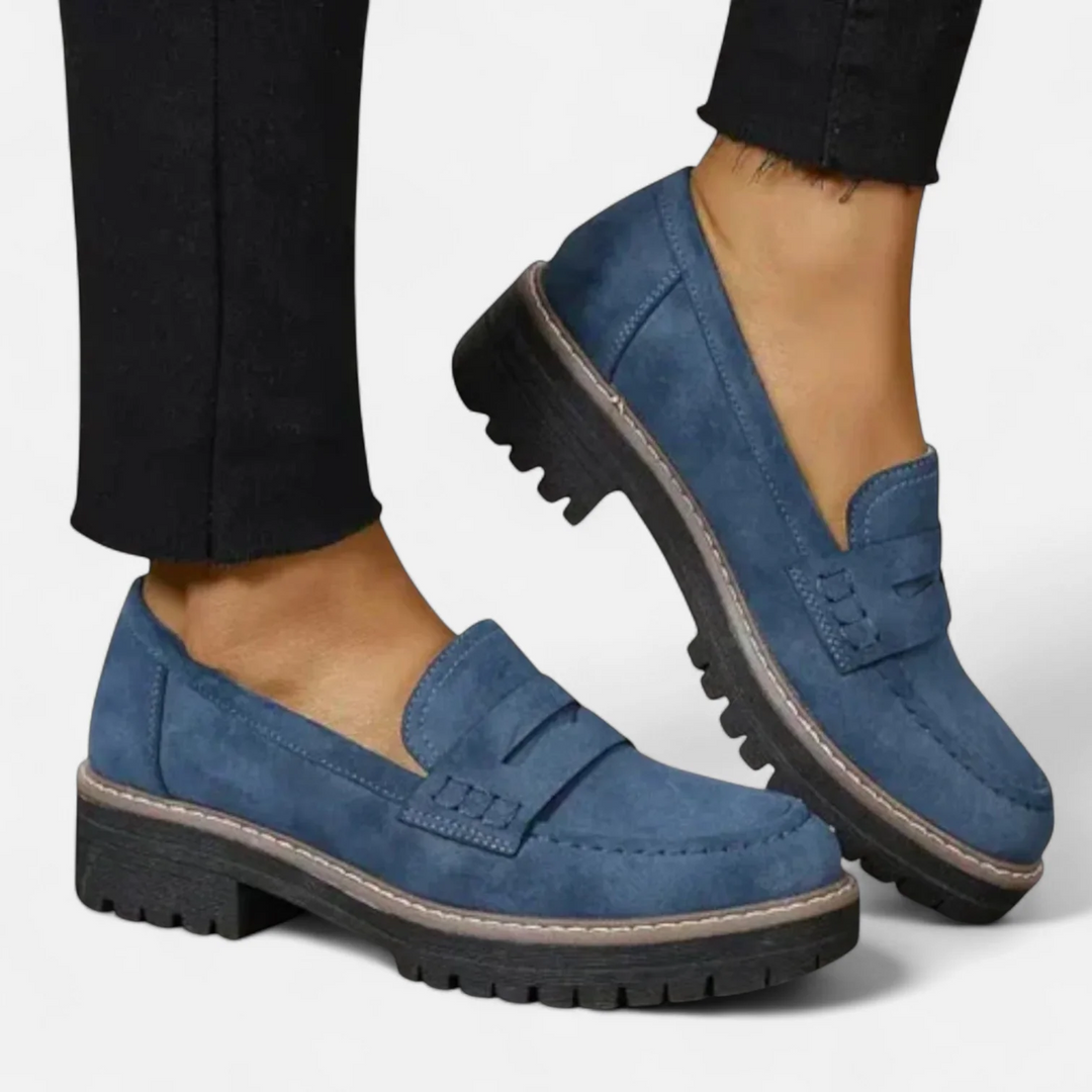 Dearbhla | Orthopedic Penny Loafers with Lug Sole