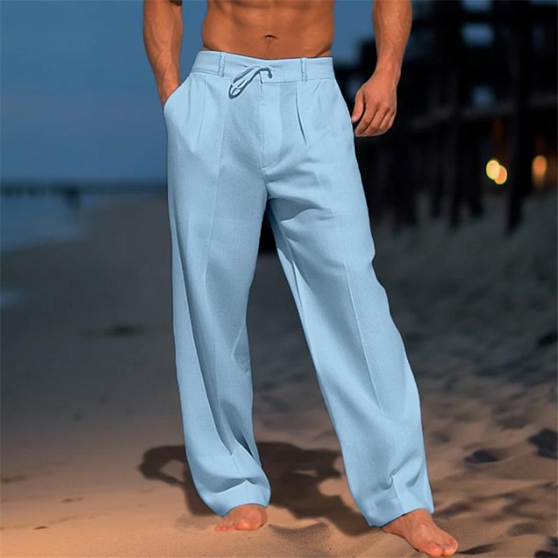 Tristan | Classic Plain Wide Trousers