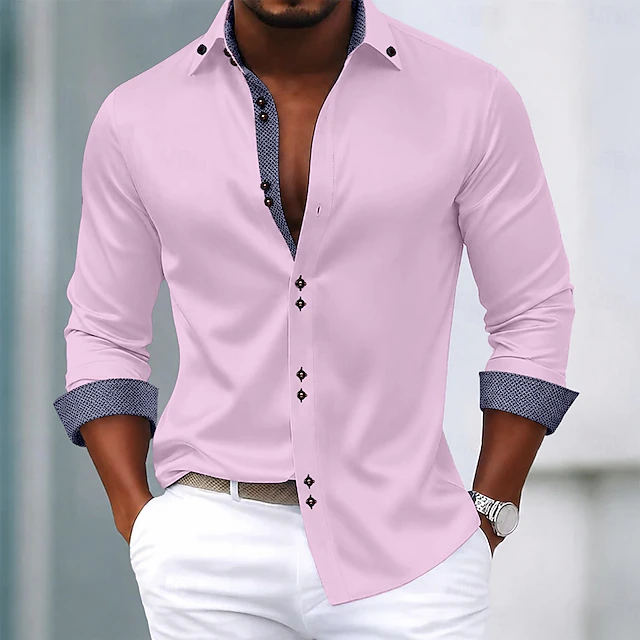 Vincent | Refined Color-Accent Shirt