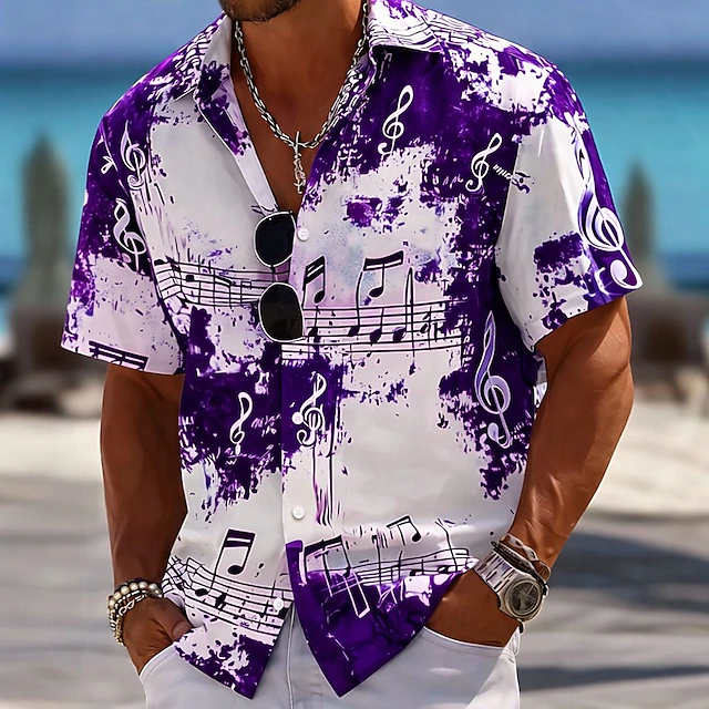 Roland | Artistic Print Short-Sleeve Shirt