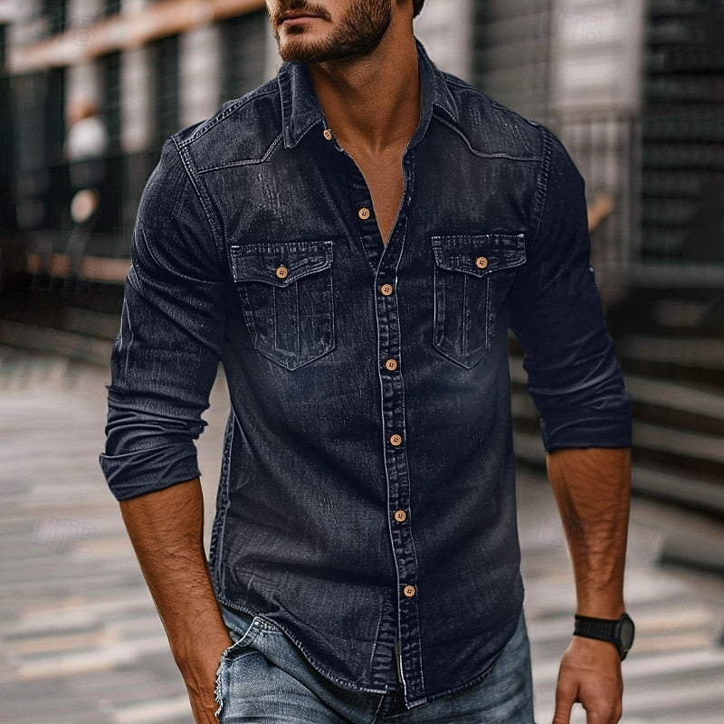 Grady | Rugged Button-Up Shirt
