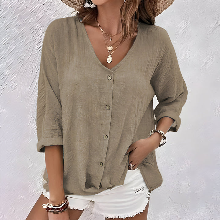Women’s Blouse | Relaxed Button-Up