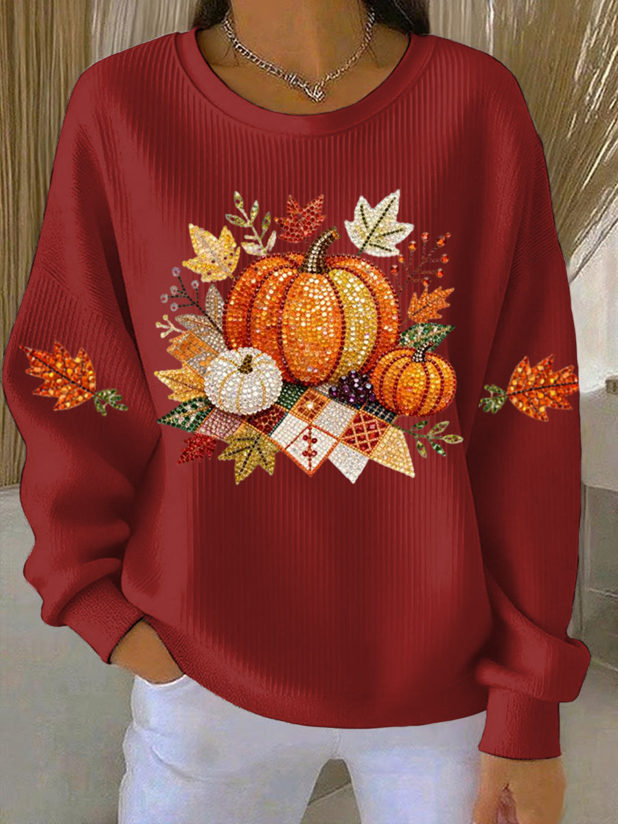 Women’s Sweatshirt | Pumpkin Graphic Design