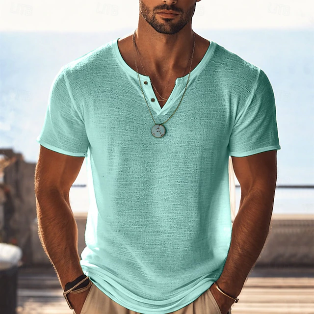 Oliver | Relaxed Henley T-Shirt