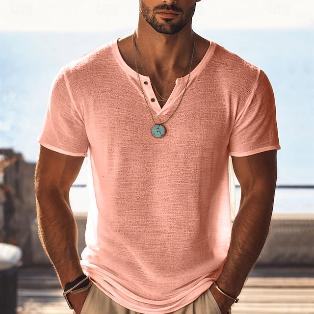 Oliver | Relaxed Henley T-Shirt