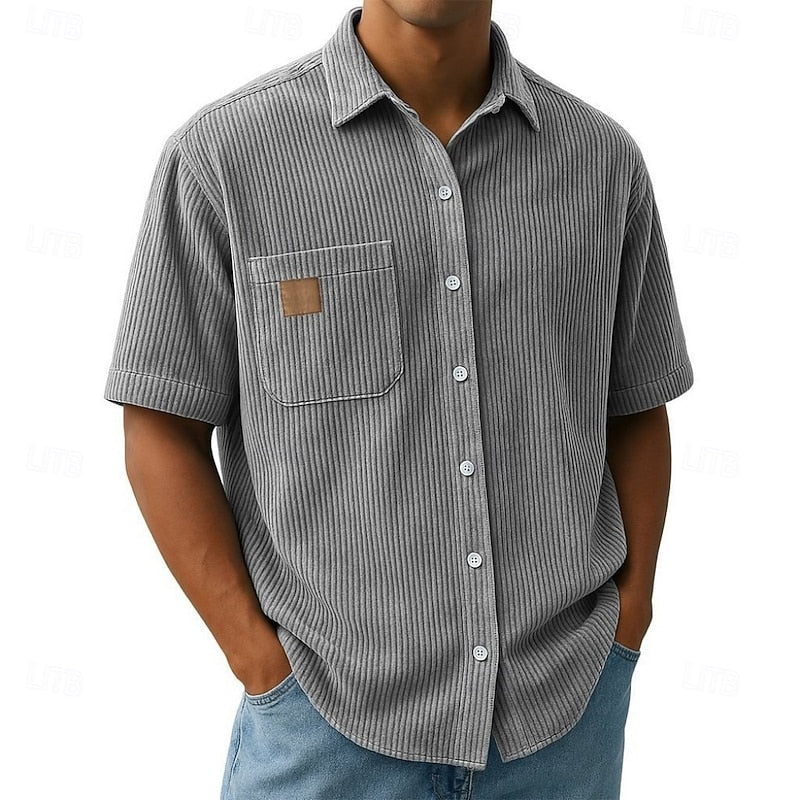 Declan | Textured Short Sleeve Shirt