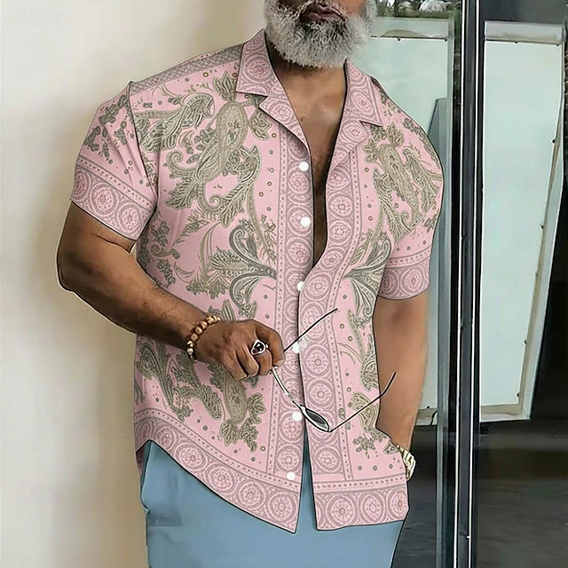 Maxwell | Paisley Print Camp Shirt